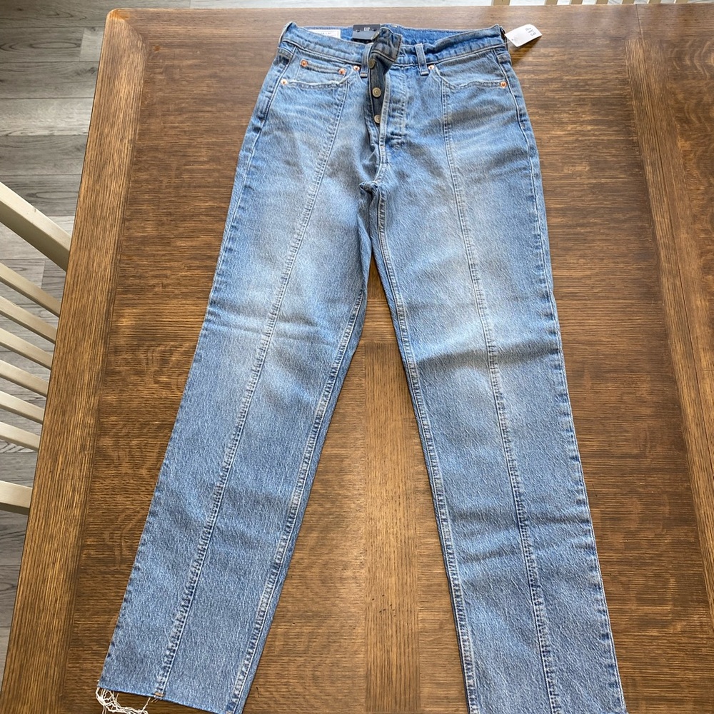 Gap high rise cheeky jeans